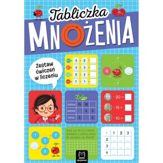 Tabliczka mnożenia. Zestaw ćwiczeń w liczeniu, Edukacyjne, Książeczki