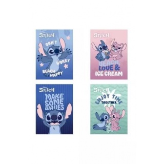 ZESZYT LAM A5 16k LIN PODW. STITCH 15szt., Zeszyty, Zeszyty i bloki
