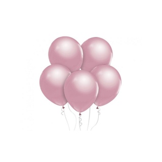 BALONY B&C METALIKI J.RÓŻOWE 12" 10szt., Balony, Art. na okazje i przyjęcia