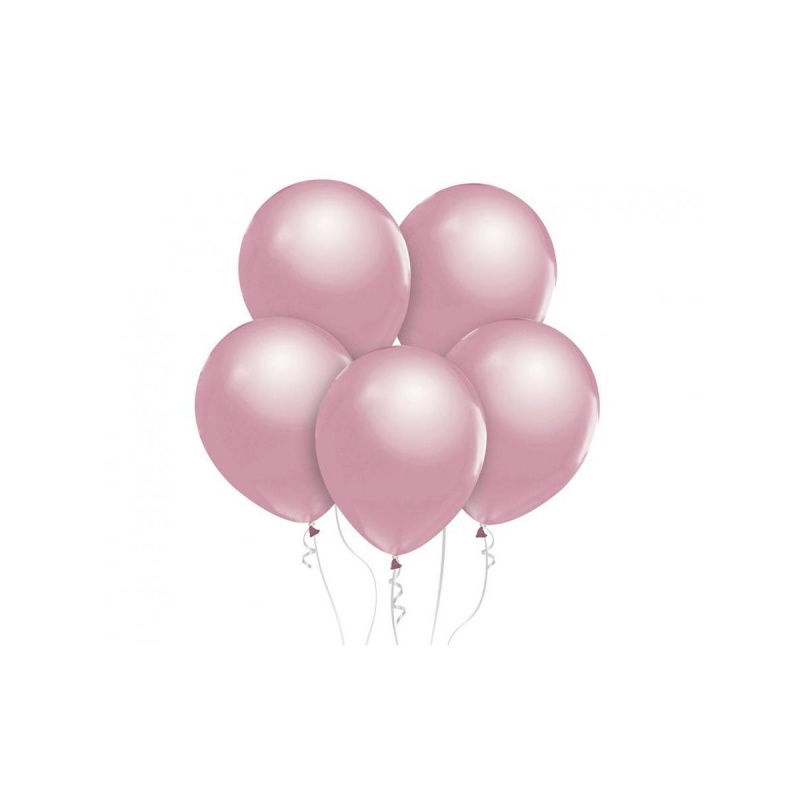 BALONY B&C METALIKI J.RÓŻOWE 12" 10szt., Balony, Art. na okazje i przyjęcia