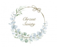 SERWETKI PAPIEROWE CHRIST.EUCAL.WREATH 33x33cm., Chusteczki, Art. higieniczne i dozowniki