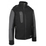 Rain jacket BEESWIFT, insulated, size S, black/gray