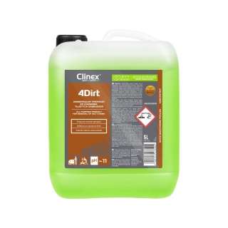 Preparat CLINEX 4Dirt, do usuwania tłustych zabrudzeń, 5l, Środki czyszczące, Artykuły higieniczne i dozowniki