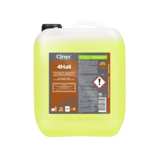 Płyn CLINEX 4Hall, myjąco-pielęgnujacy, do posadzek w obiektach wielkopowierzchniowych, 10l, Środki czyszczące, Artykuły higieniczne i dozowniki