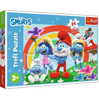 Puzzle 24 Maxi - Smerfny dzień !!, Maxi, Puzzle