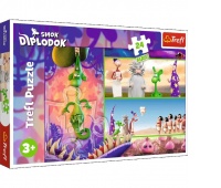 Puzzle 24 Maxi - Ciekawski Smok Diplodok !!, Maxi, Puzzle