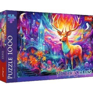 Puzzle 1000 - DreamScapes: Mistyczny jeleń !!, 1000 elementów, Puzzle