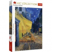 Puzzle 1000 Art Coll. Taras kawiarni w nocy !!