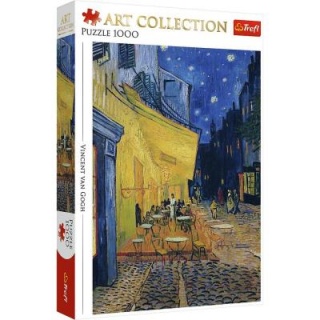 Puzzle 1000 Art Coll. Taras kawiarni w nocy !!, 1000 elementów, Puzzle