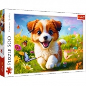 Puzzle 500 - Wesoły piesek !!, 500 elementów, Puzzle