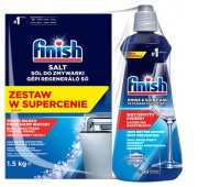 FINISH NABŁYSZCZACZ+SÓL, Środki czyszczące, Art. higieniczne i dozowniki