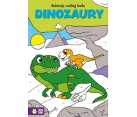 KOLORUJĘ WEDŁUG KODU DINOZAURY