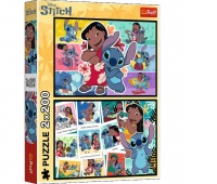 Puzzle 2x200 - Wesołe życie Stitcha !!, 2w1, Puzzle