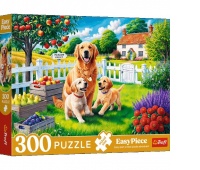 Puzzle 300 EasyPiece - Pieski na wsi !!, 300 elementów, Puzzle