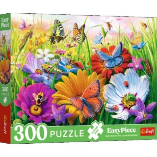 Puzzle 300 EasyPiece - Owady na łące !!, 300 elementów, Puzzle