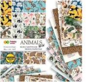 BLOK Z MOTYWAMI ANIMALS WILD A4 16ark.H.COLOR