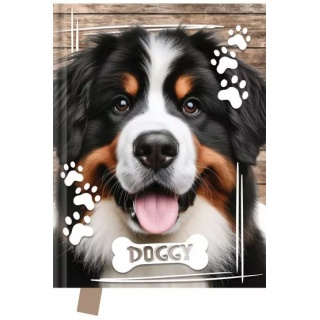 Pamiętnik Doggy 14x18cm.80k., Pamiętniki, Zeszyty i bloki