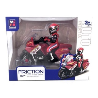 MOTOCYKL ŚW/DŹW W PUDEŁKU 3221, Pojazdy, Zabawki