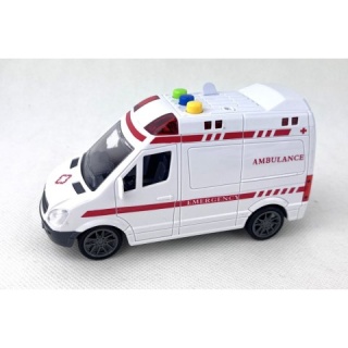 VAN POGOTOWIE/POLICJA ŚW/DŹW 49804, Pojazdy, Zabawki