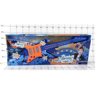 GITARA ELEKTRYCZNA NA BATERIE W PUDEŁKU 9408, Instrumenty muzyczne, Zabawki
