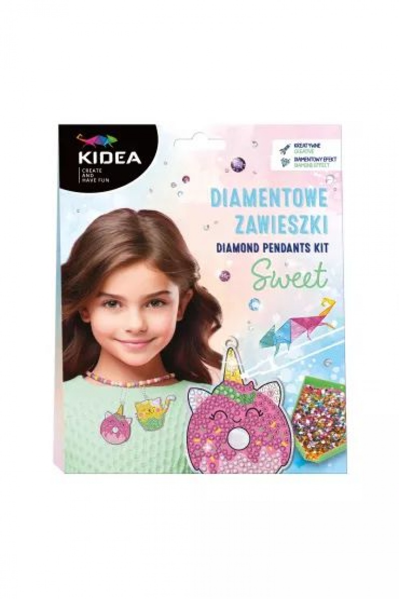 DIAMENTOWE ZAWIESZKI SWEET KIDEA, Kreatywne, Zabawki