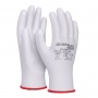 Gloves DONAU SAFETY PU White, kat. II, size 6, white