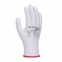 Gloves DONAU SAFETY PU White, kat. II, size 6, white