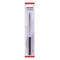 Nóż do kopert OFFICE PRODUCTS, 19cm, plastikowa rączka, blister, czarny, Noże, Koperty i akcesoria do wysyłek