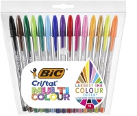 DŁUGOPIS CRISTAL MULTICOLOUR 15-KOL.