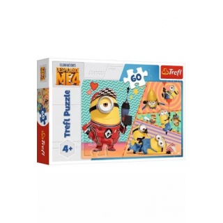 Puzzle 60 - Wesołe Minionki !!, 60 elementów, Puzzle