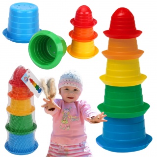 PIRAMIDA ZABAWKOWA SOMBRERO 1 TECHNOK 2667, Zabawki