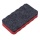 Gąbka magnetyczna OFFICE PRODUCTS, do tablic suchościeralnych, 110x57x20mm, z zawieszką, czerwona
