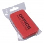 Gąbka magnetyczna OFFICE PRODUCTS, do tablic suchościeralnych, 110x57x20mm, z zawieszką, czerwona, Bloki, magnesy, gąbki, spraye do tablic, Prezentacja