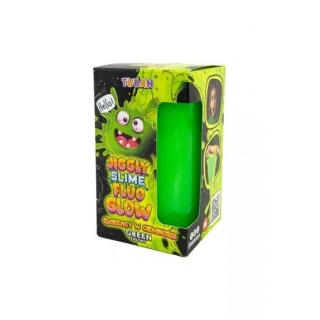 JIGGLY SLIME FLUO GLOW ZIELONY 430G !!, Gluty, gniotki, Zabawki