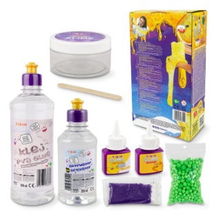 SLIME ZESTAW DIY SENSORY !!, Gluty, gniotki, Zabawki