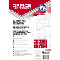 Labels OFFICE PRODUCTS, 70x25,4mm, white, 100 sheets