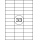 Etykiety OFFICE PRODUCTS, 70x25,4mm, białe, 100 ark.