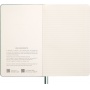 Notebook MOLESKINE Snake 2025, L, synthetic snake skin, lined, 13x21 cm, in box, green