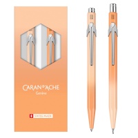 Pen set 849 and pencil 844 CARAN D'ACHE Sunset Sky, in case, orange
