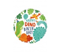 BALON FOLIOWY 18" CIR Dino-Mite Party