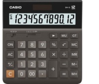 KALKULATOR BIUROWY CASIO DH-12BK-S 12-POZ., Kalkulatory, Urządzenia i maszyny biurowe
