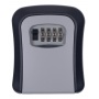 Key lock box DONAU TECH, 115x95x40 mm, black and silver