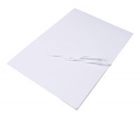 Teczka wiązana OFFICE PRODUCTS, karton, A4, 300gsm, 3-skrz., biała, Teczki płaskie, Archiwizacja dokumentów