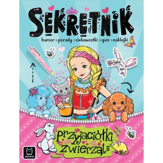 Sekretnik przyjaciółki zwierząt. Kolorowanie, humo, Edukacyjne, Książeczki
