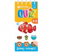 Magiczny quiz z rybką. Dotknij i sprawdź. 4-5 lat, Edukacyjne, Książeczki