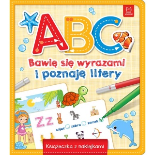 A,B,C-BAWIE SIE WYRAZAMI I POZNAJE LITERY, Edukacyjne, Książeczki