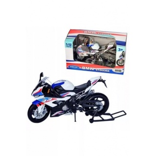 WELLY MOTOCYKL BMW S1000RR 1:12, Pojazdy, Zabawki