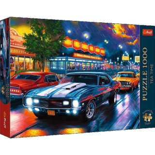 Puzzle 1000 - Tea time nocna przejażdżka !!, 1000 elementów, Puzzle