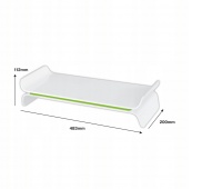 Podstawka pod monitor Leitz WOW zielona, Ergonomia, Wyposażenie biura