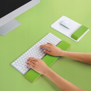 Leitz Ergo Podkładka pod nadg.do klawiatury ziel., Ergonomia, Wyposażenie biura